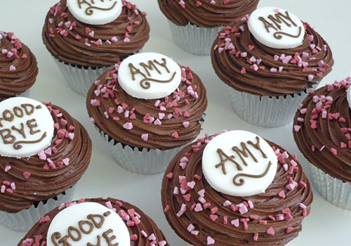 Chocolate cup cakes fopr Amy